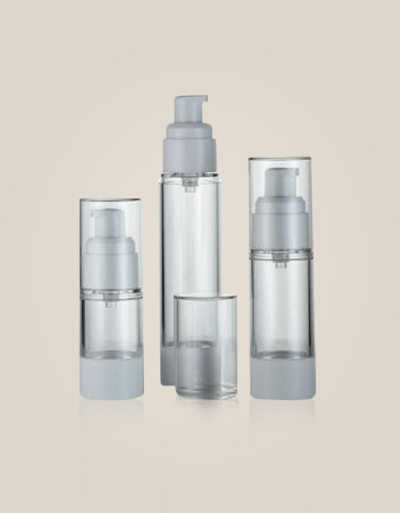 ZH-P084-2 Custom Round Clear Airless Bottle