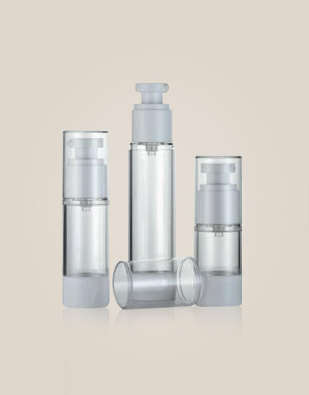ZH-P084-3B Cosmetic Airless Plastic Cream Bottle 