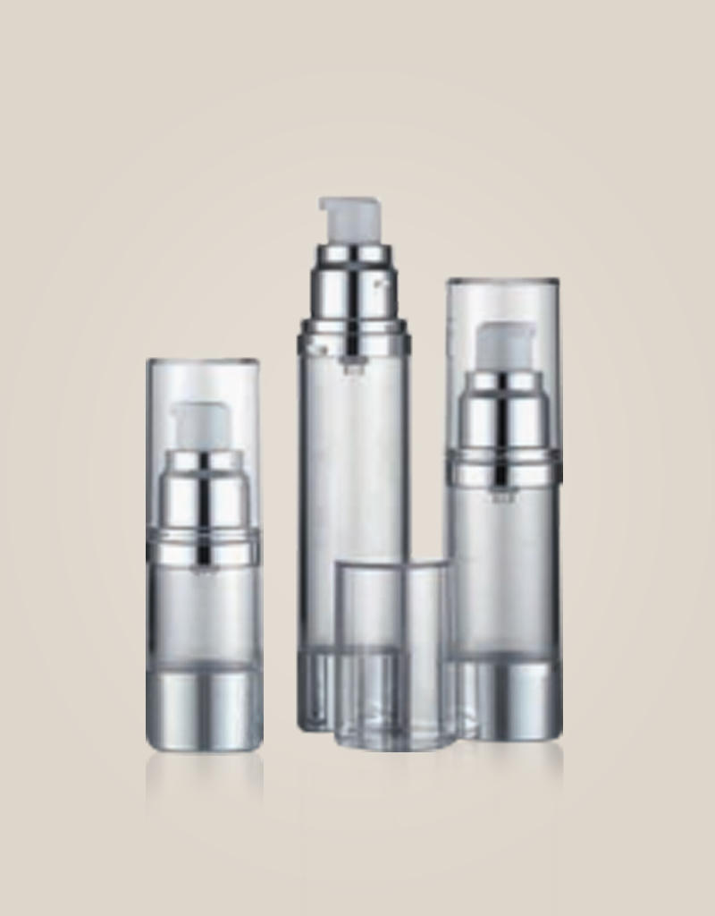 ZH-P083B Electroplating Clear Airless Lotion Bottle